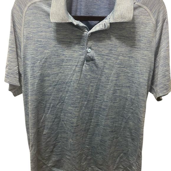 Lululemon Metal vent tech Heathered blue Polo Shirt - Picture 1 of 9